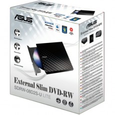 Asus SDRW-08D2S-U Lite USB DvdRw Siyah - EXTERNAL