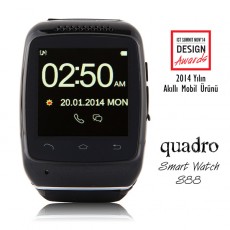 Quadro Smart Watch S88 Siyah Akıllı Saat