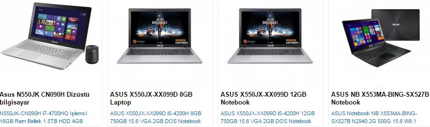 Asus notebook