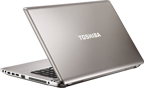 Toshiba gümüş notebook 
