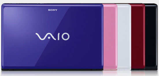 Sony vaio pembe notebook